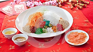 Asian Prosperity Toss, Lohei, Yusheng, yee sang photo